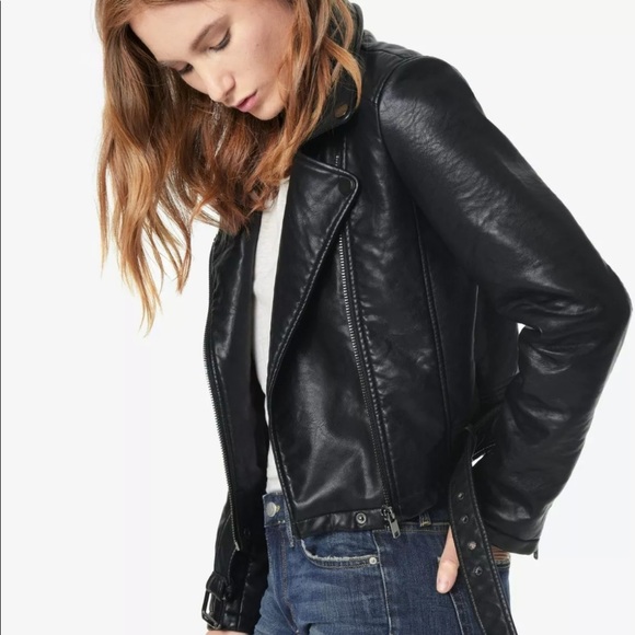 Joe's Jeans Jackets & Blazers - Joe's Jeans Black Buckle Belt Moto Jacket Size XS